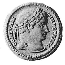 Coin depicting Constantine